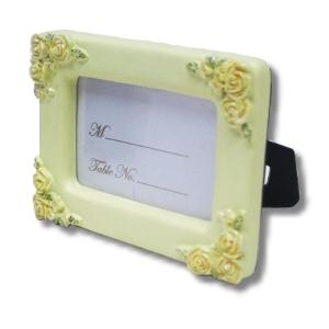 IVORY FRAME WITH ROSES DECORATION