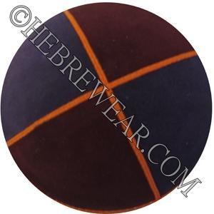 BURGUNDY/<br/>EGGPLANT WITH ORANGE TRIM