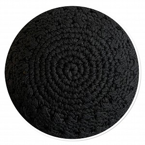 CROCHET BLACK HEAVY KNIT SPECIAL OFFER